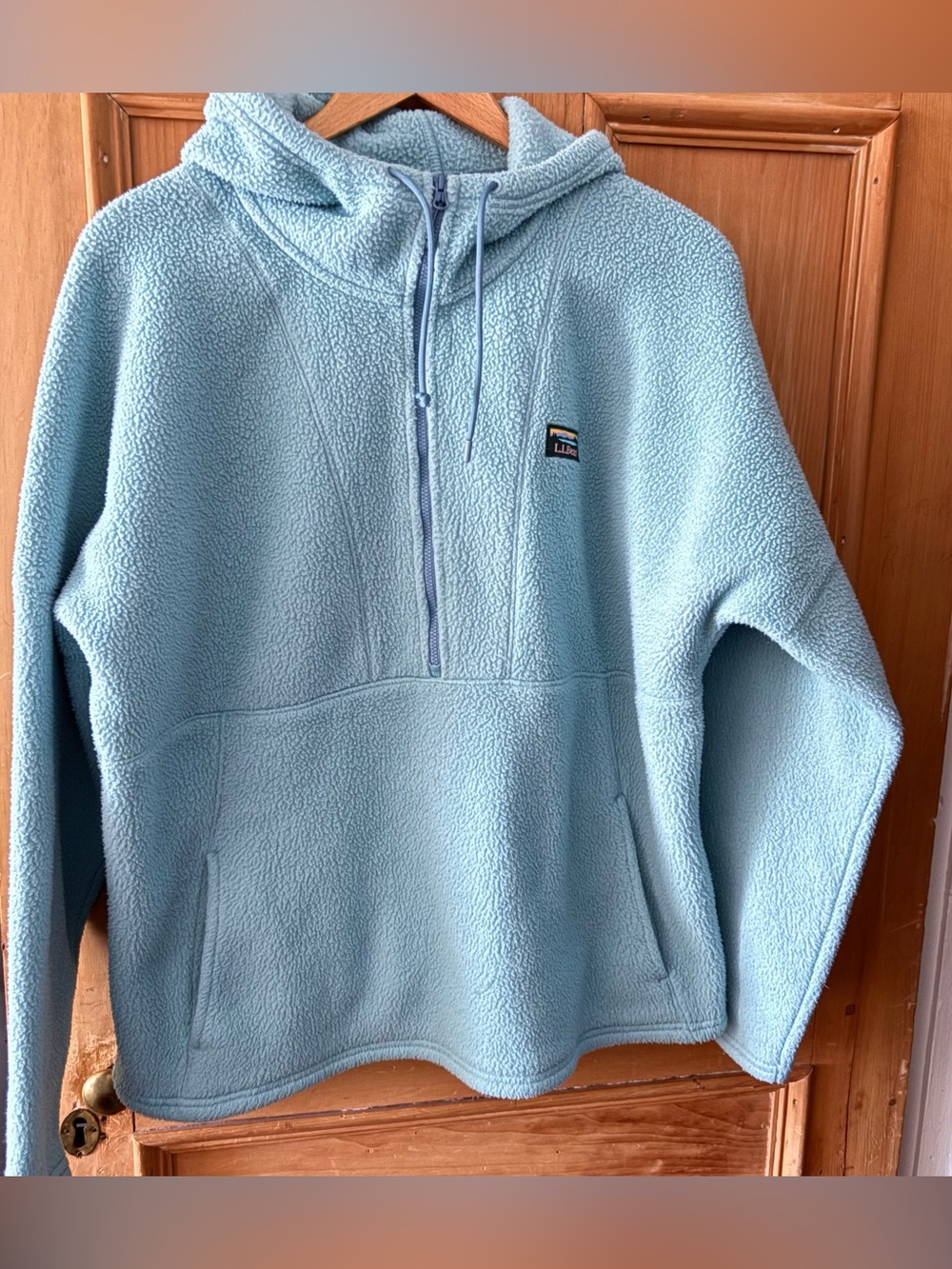 LL Bean Womens Fleece Half-Zip Hoodie